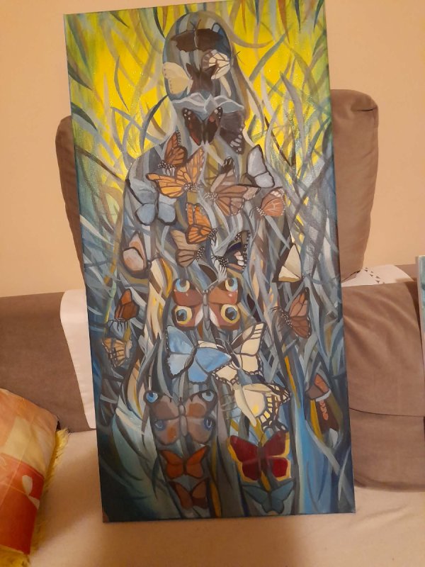 Sprzedam obraz dyptyk motyle - 01