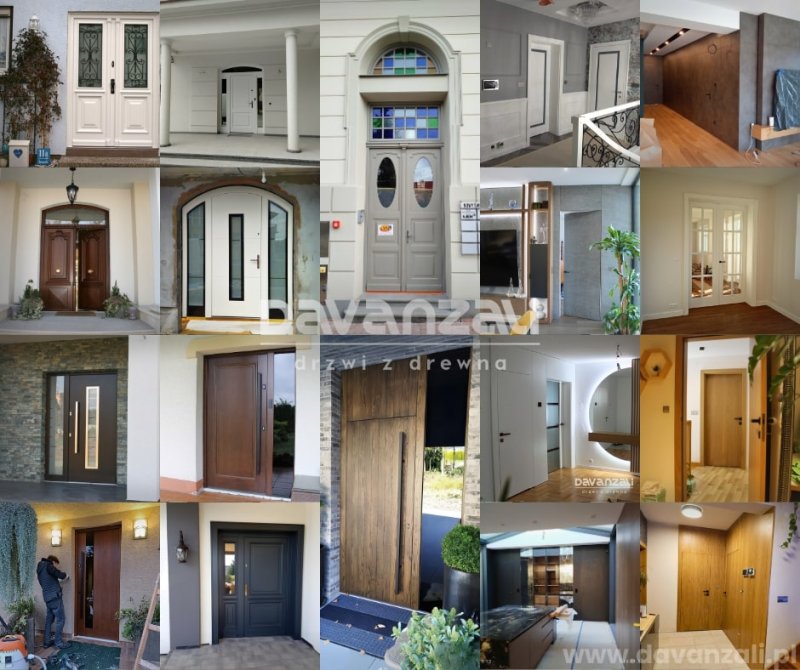 Producent drzwi drewnianych wewnętrzne DĘBOWE - 02