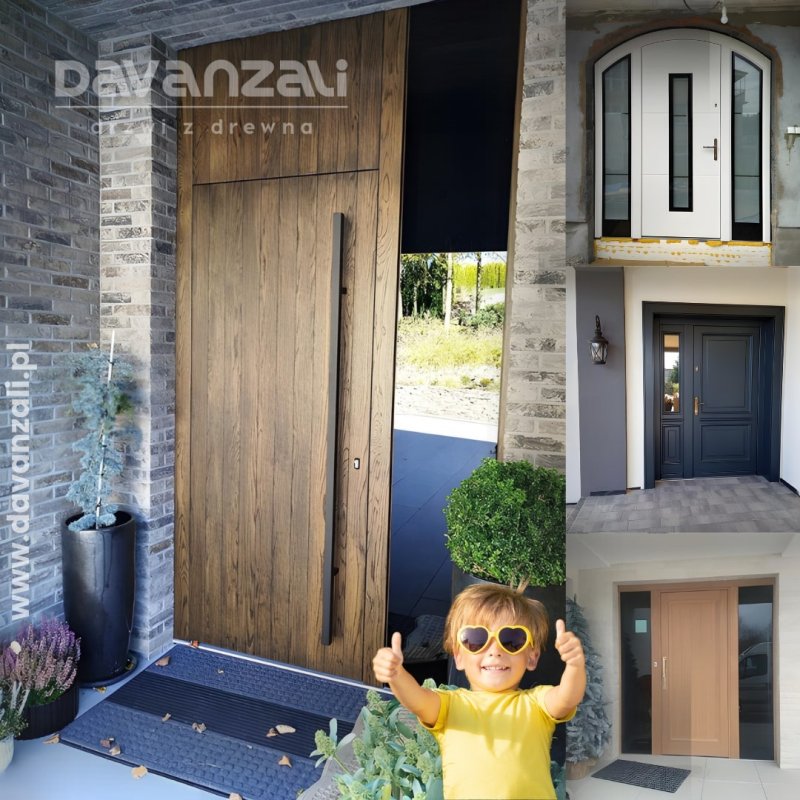 Producent drzwi drewnianych wewnętrzne DĘBOWE - 04