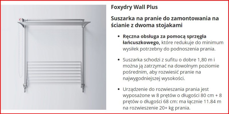 Monter suszarki sufitowej do suszenia ubrań. - 07