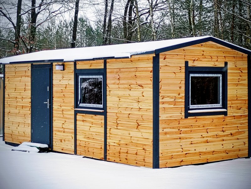 Dom domek drewniany całoroczny ocieplenie holender