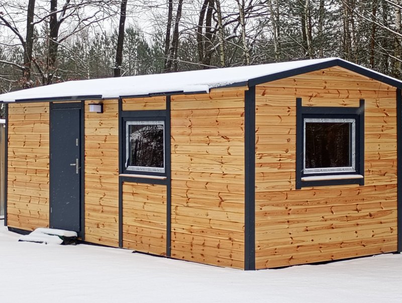 Dom domek drewniany całoroczny ocieplenie holender - 01