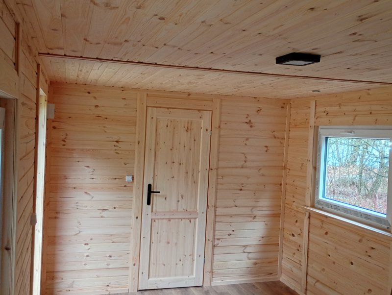 Dom domek drewniany całoroczny ocieplenie holender - 04