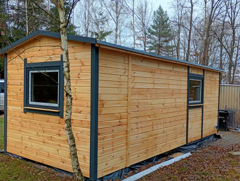 Dom domek drewniany całoroczny ocieplenie holender - 05