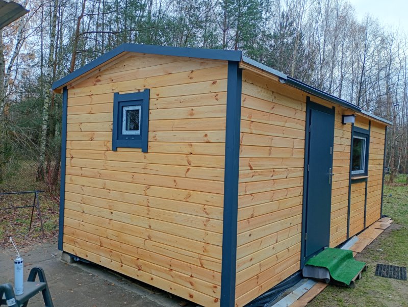 Dom domek drewniany całoroczny ocieplenie holender - 06