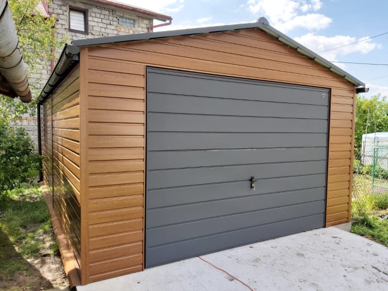 Garaże drewnopodobne, AKRYLOWE - 01