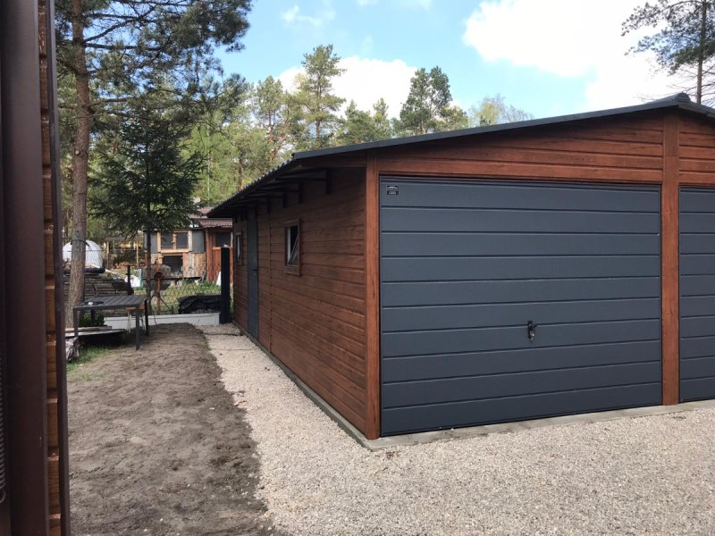 Garaże drewnopodobne, AKRYLOWE - 02