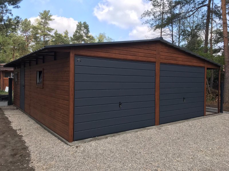 Garaże drewnopodobne, AKRYLOWE - 04