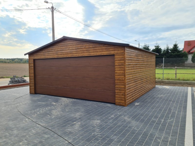 Garaże drewnopodobne, AKRYLOWE - 05