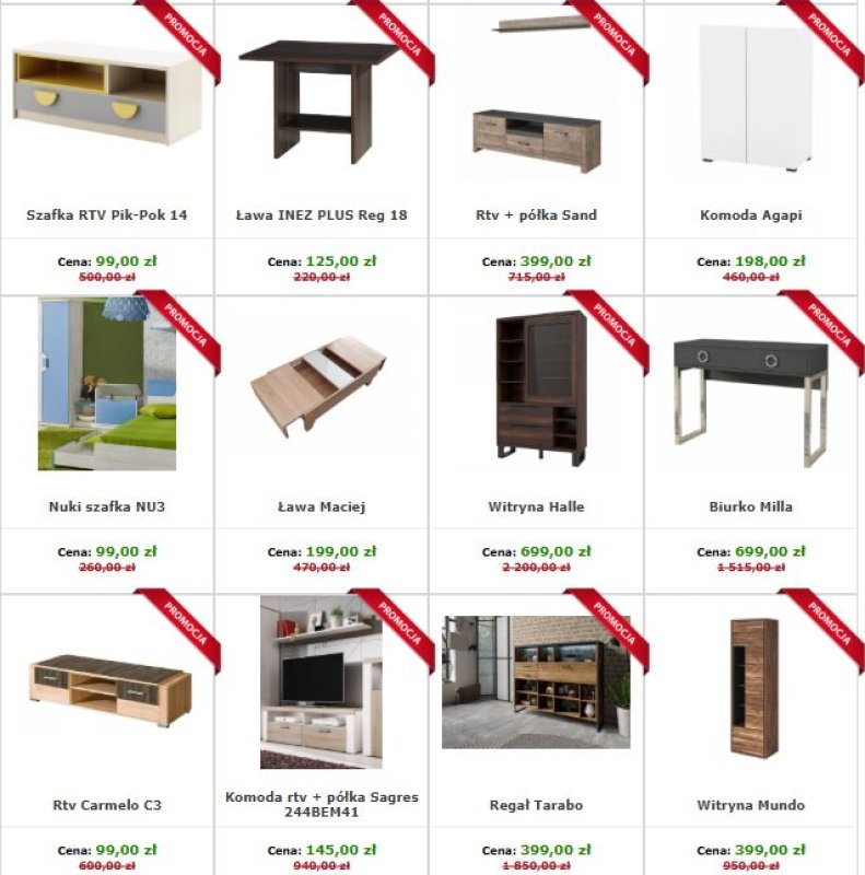 Czyszczenie magazynów, nowe meble wyprzedaż