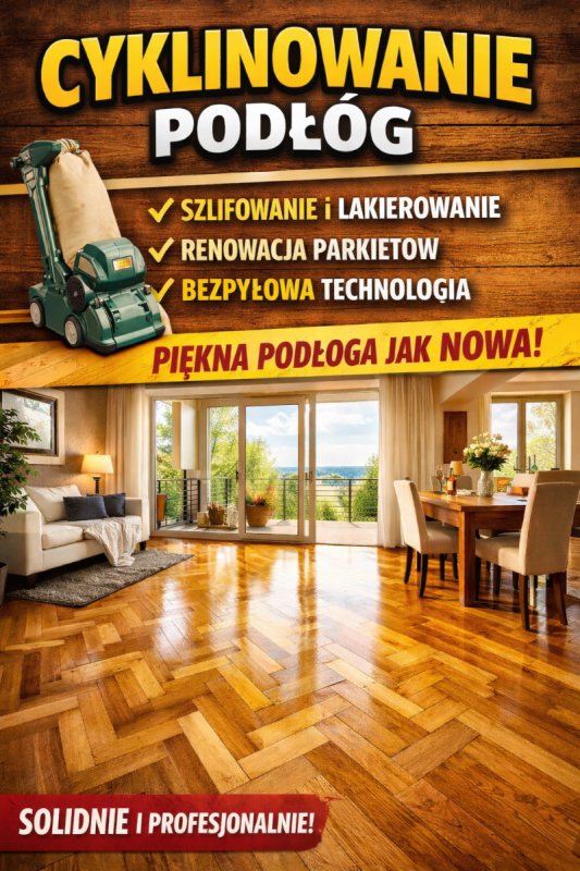 Cyklinowanie parkietu