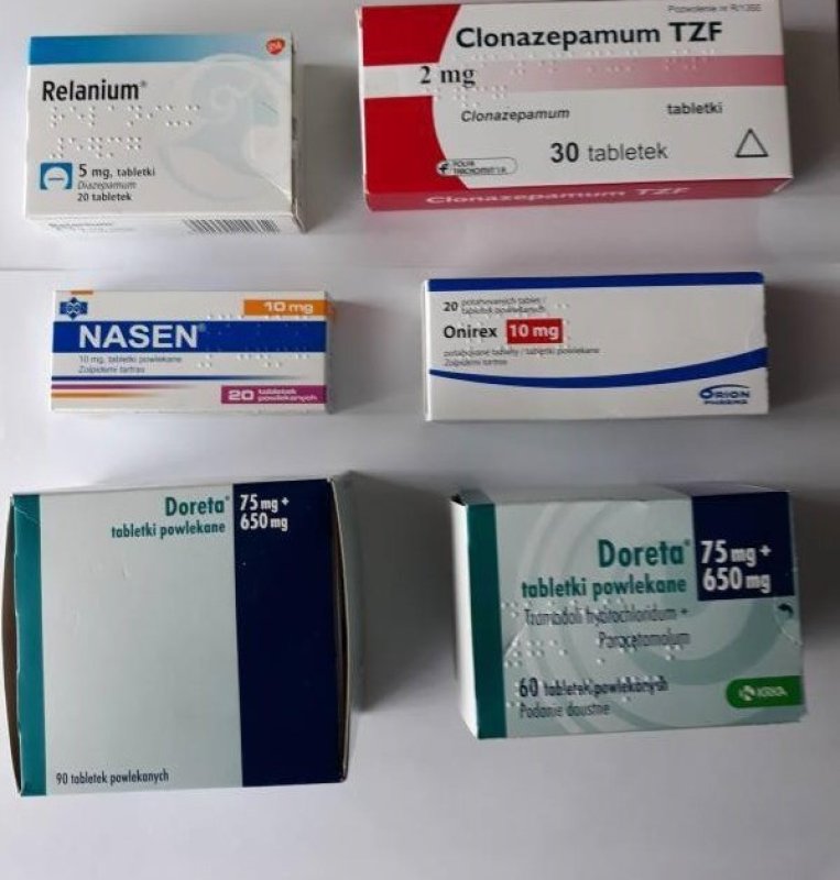 Clonazepam Relanium Bunorfin Alprox MST Dhc