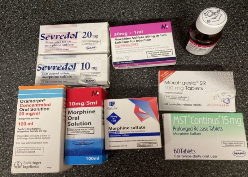 Morphine, DHC, MST, Oxycontin, Oxydolor, Nasen