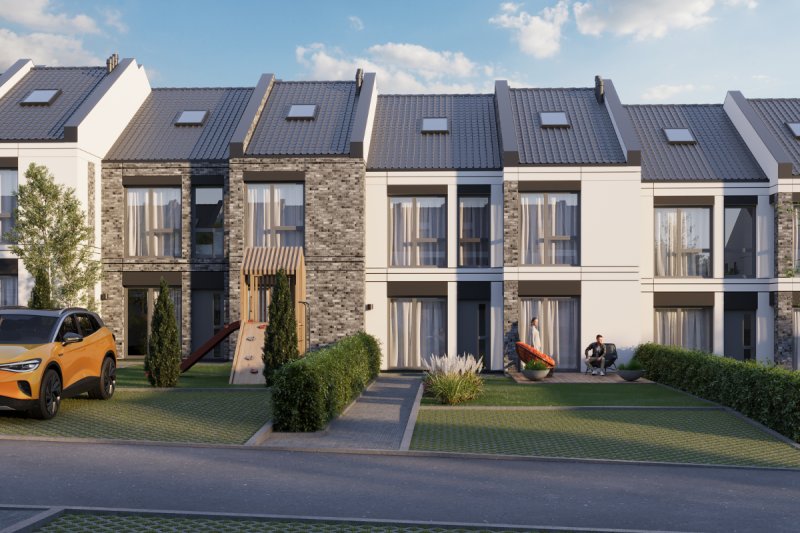 4 pokojowe mieszkanie z ogrodem w nowym szeregowcu - 08 4 pokojowe mieszkanie z ogrodem w nowym szeregowcu - 08