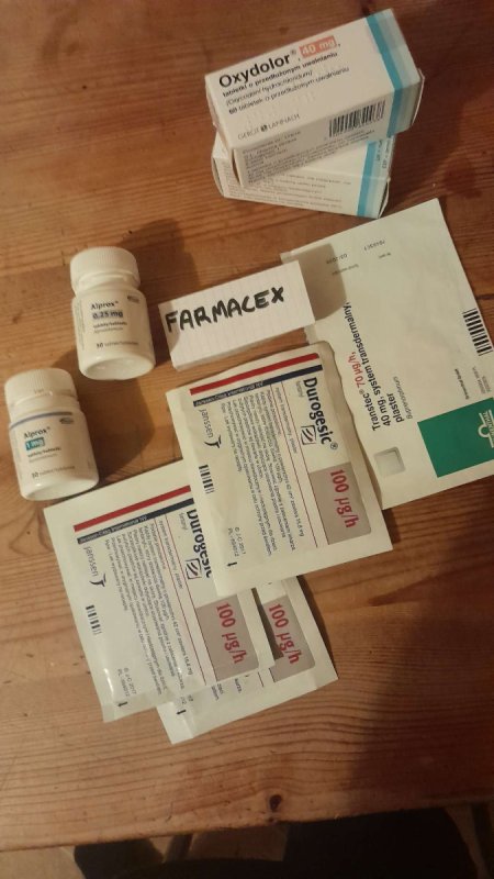 Leki,Tramal,alprazolam,fentanyl,oxycontin,oxydolor