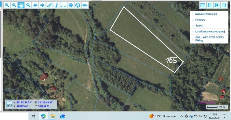 Działka budowlana, Bieszczady, Bóbrka, k. SOLINA - 06