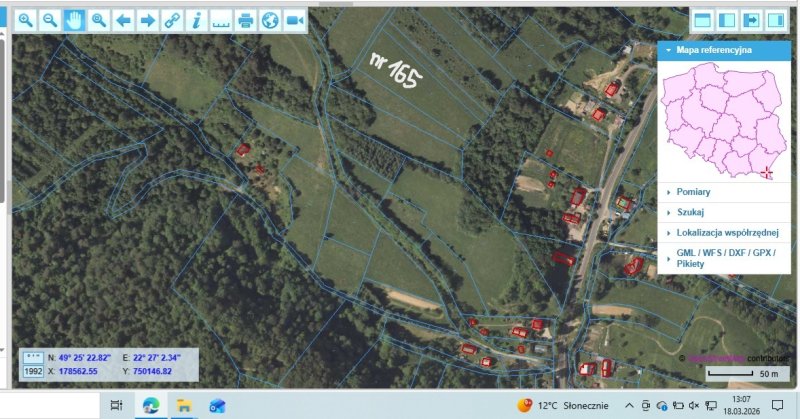Działka budowlana, Bieszczady, Bóbrka, k. SOLINA - 07