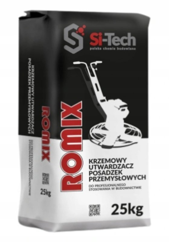 ROMIX Posypka utwardzająca do betonu 25kg GRAFIT