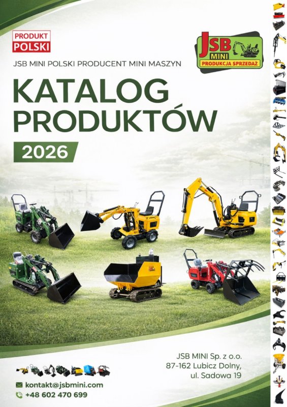 Elektryczna E Ładowarka E Koparka NOWE 2026 JSB