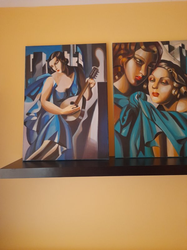 Sprzedam obraz Kobieta z tamburynem