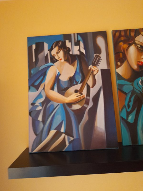 Sprzedam obraz Kobieta z tamburynem - 01