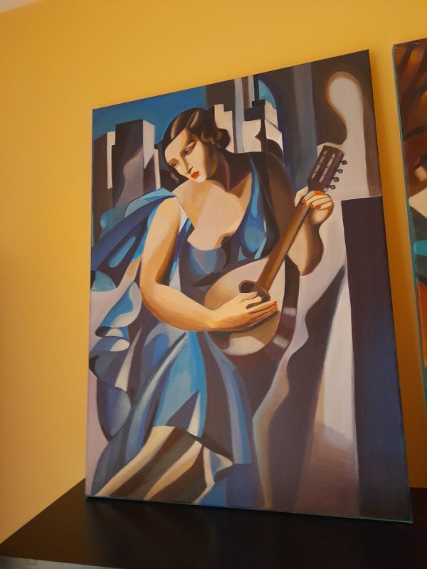 Sprzedam obraz Kobieta z tamburynem - 02