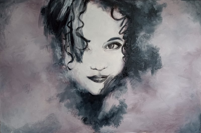 Portrety olejne malowane ze zdjęcia - 06