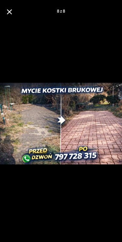 Mycie kostki brukowej - 05