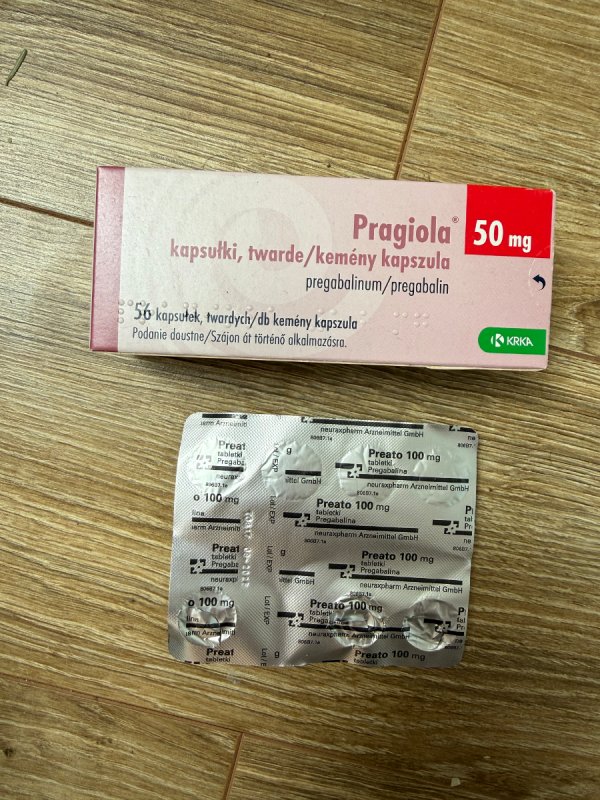 Pragiola 50mg (pregabalina) 56 kapsułek