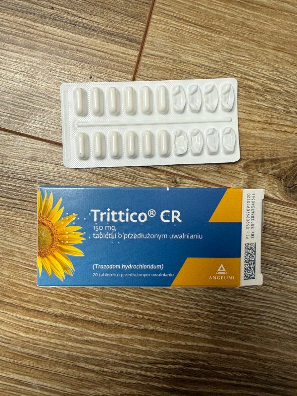 Trittico CR (trazodon) 150mg, 12 tabletek