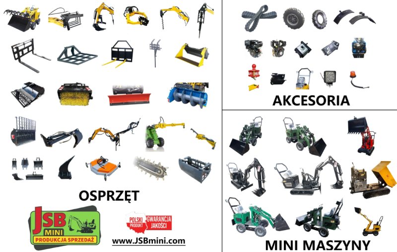 Osprzęt Rolniczy Budowlany Koparki Ładowarki JSB - 03