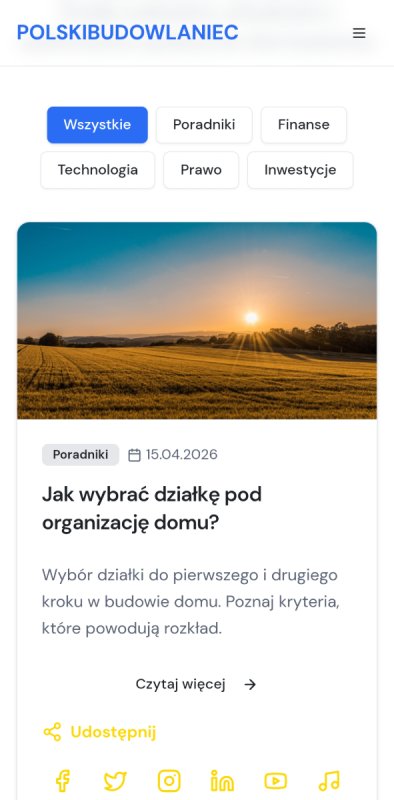 Strona internetowa dla firmy budowlanej - 01