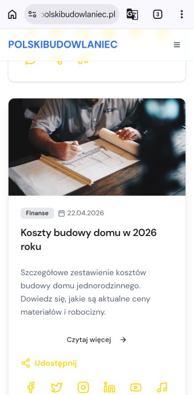 Strona internetowa dla firmy budowlanej - 02