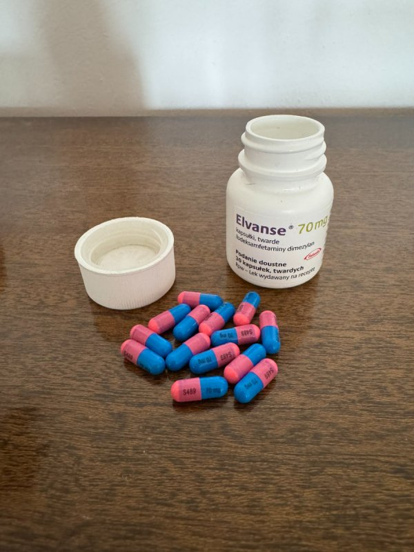 LEK ADHD ELVANSE 70mg stymulant lisdeksamfetamina