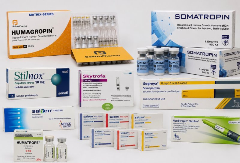 Hormon wzrostu HGH, Stilnox oryginalne z apteki