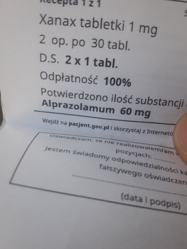 Xanax 1 mg