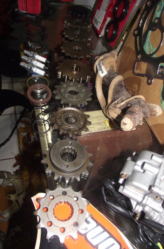 KTM 500 zebatka JT przod 13z nowa wk1