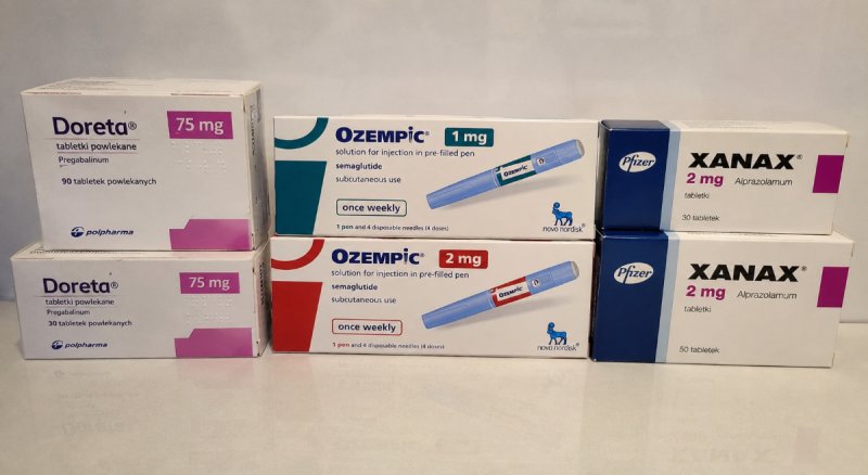Xanax,doreta,ozempik