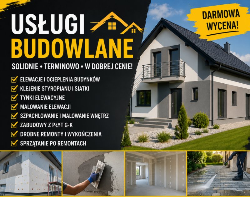 Usługi budowlane i porządkowe