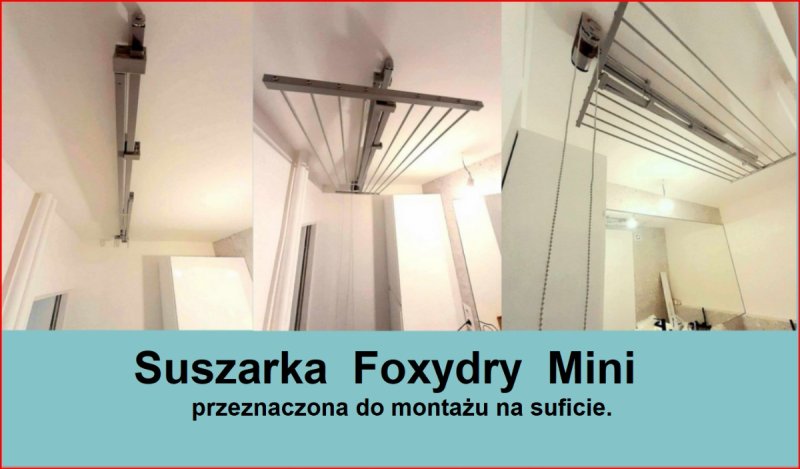 Suszarka podsufitowa,szybki montaż suszarek. - 06