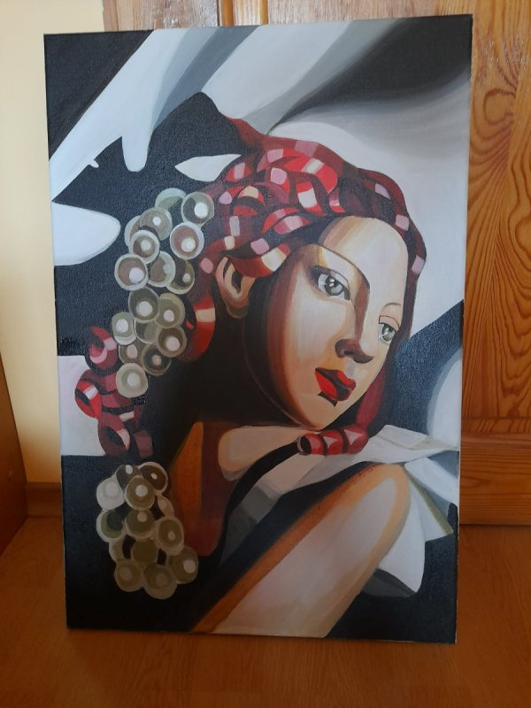 Sprzedam obraz Tamara Łempicka Kobieta z winogro