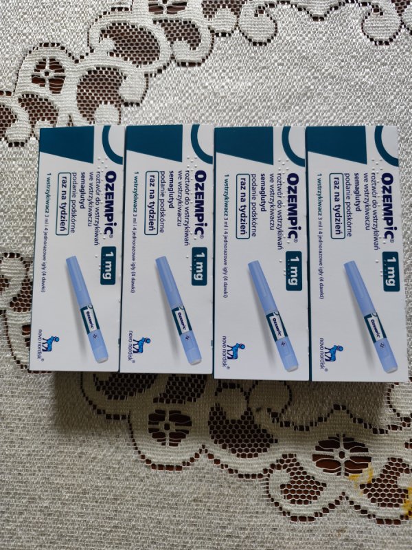 Sprzedam Ozempic 1mg 4 op po 500 zł za sztukę
