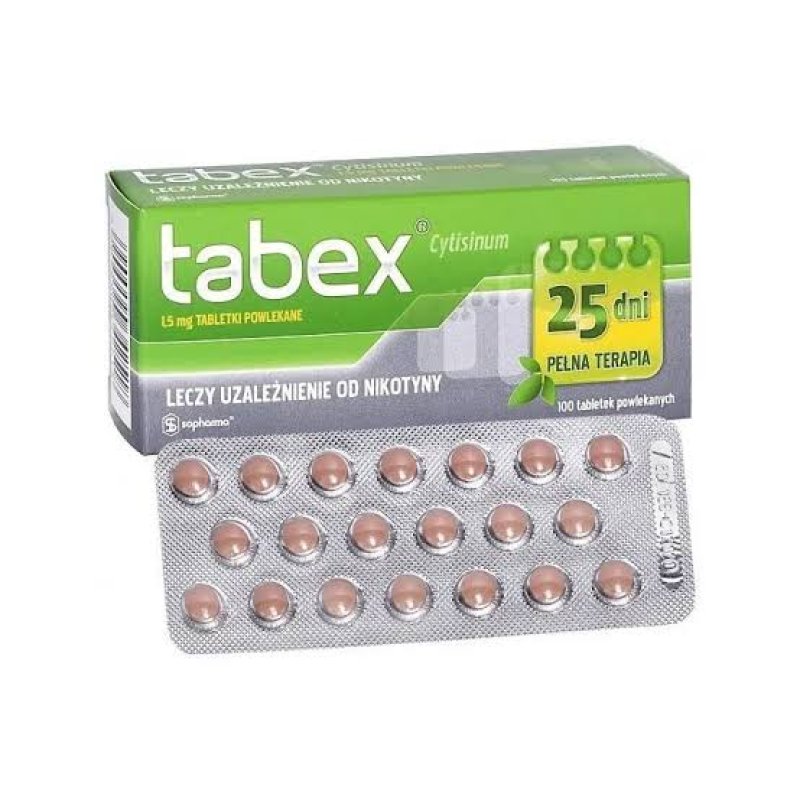 Tabex 1,5 mg 100 tabletek
