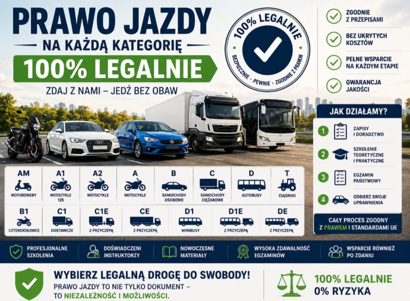 Legalnie. Prawo jazdy