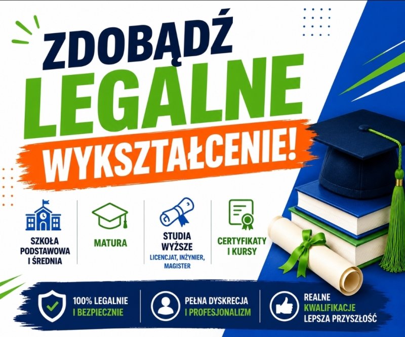 Matura. Dyplom. Certyfikat. Świadectwo