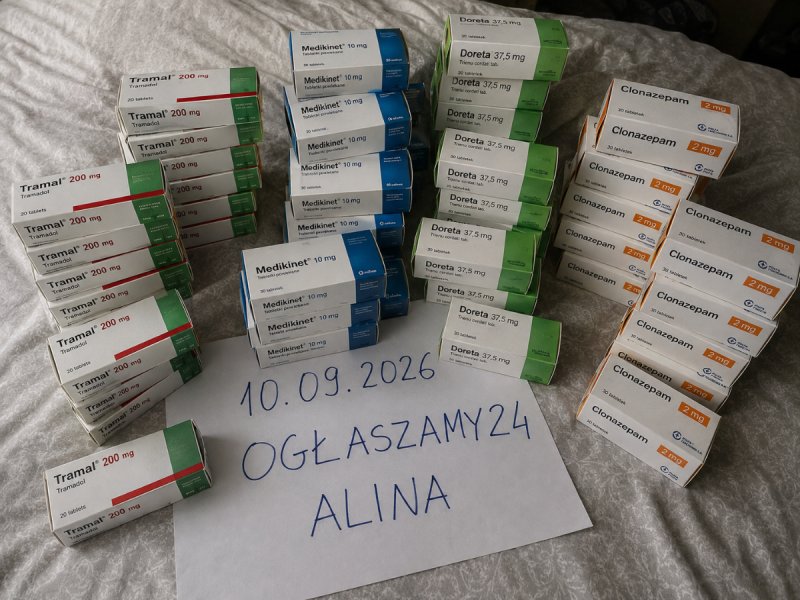 Leki. Tramal. Doreta. Xanax. Ozempic. Clonazepam