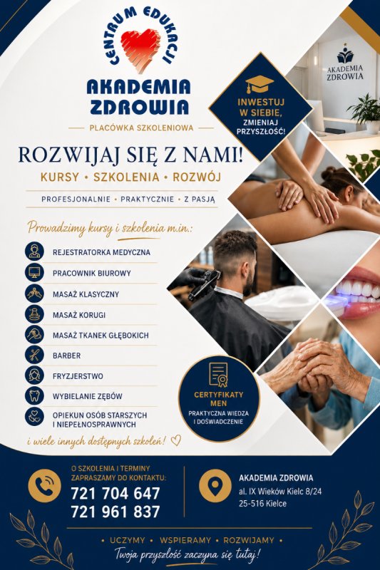 Podnieś swoje kwalifikacje z Akademią Zdrowia!