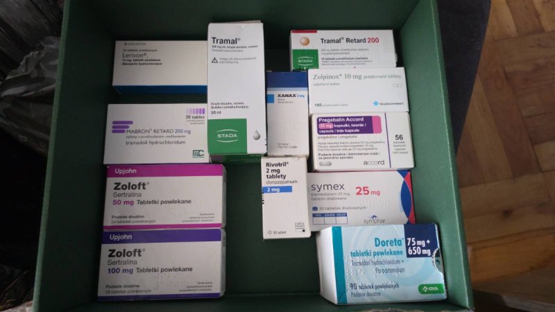 Sprzedaż produktów medycznych tramal/Xanax