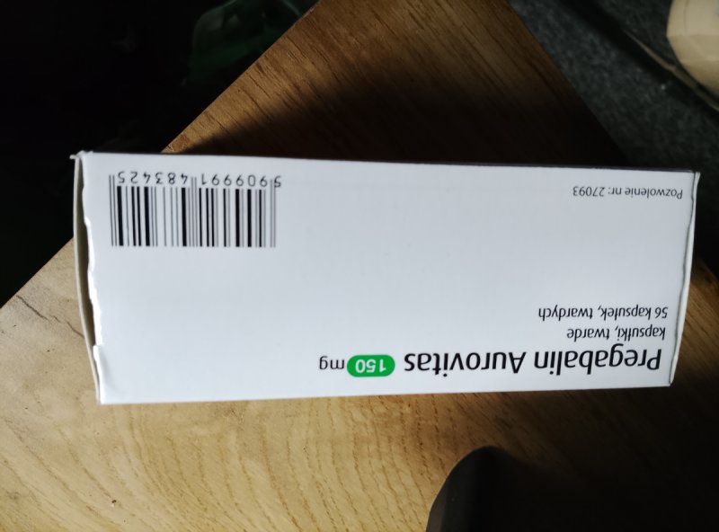 Pregabalin Aurovitas 150 mg - 01 Pregabalin Aurovitas 150 mg - 01