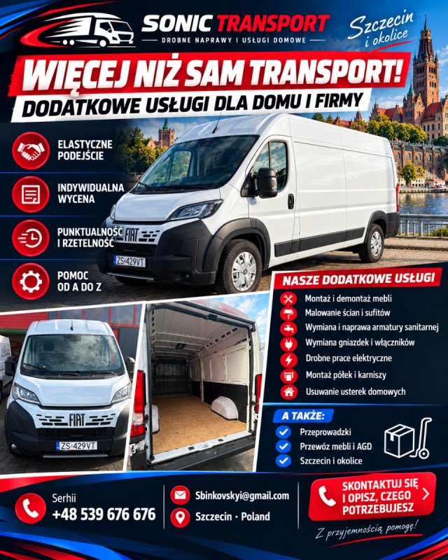 Sonic Transport przeprowadzki i transport w Szcz
